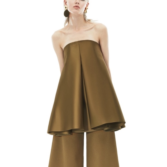 Solace London Lexi Pleated Bonded Satin Mini Dress - Picture 6 of 7